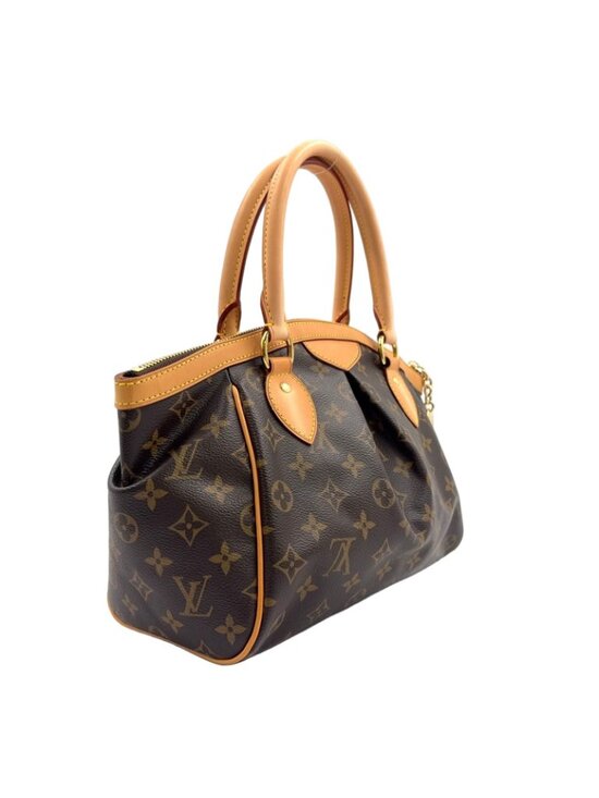 Buy Louis Vuitton Tivoli PM Monogram Brown | Maxuria Louis Vuitton Tivoli PM Monogram Leather Brown Light Handbag Gold